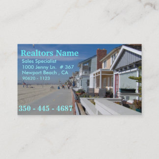 Realtors, verkoopspecialist visitekaartje