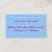 Realtors, verkoopspecialist visitekaartje (Achterkant)