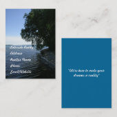 Realty Business-Cottage Country meren Visitekaartje (Voorkant / Achterkant)