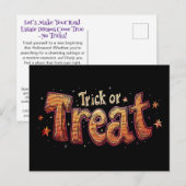 Realty Halloween Trick or treat Adverteren Feestdagenkaart (Voorkant / Achterkant)