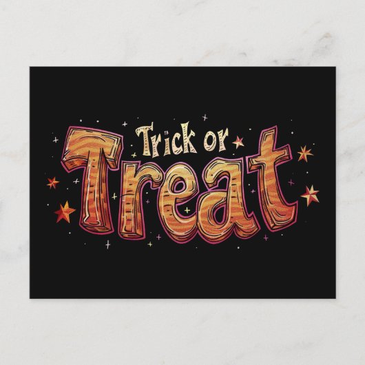 Realty Halloween Trick or treat Adverteren Feestdagenkaart (Voorkant)
