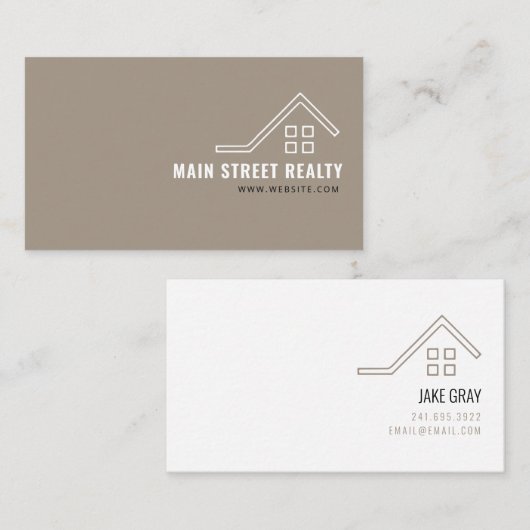 Realty Real Estate Company visitekaartje (Voorkant / Achterkant)