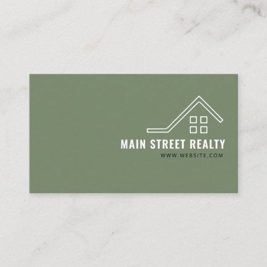 Realty Real Estate Company visitekaartje (Voorkant)