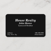 Realty / Realtor / Real Estate Visitekaartje (Achterkant)