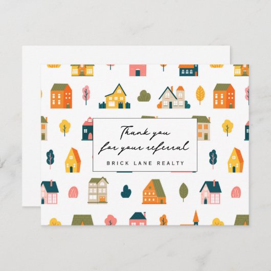 Realty Reference Bedankt dat je huisjes hebt geneg (Voorkant / Achterkant)