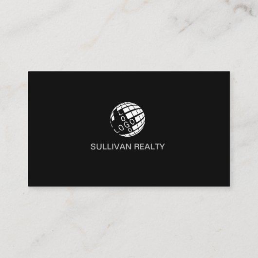 Realtyfoon voor de agent van onroerend goed visitekaartje (Achterkant)