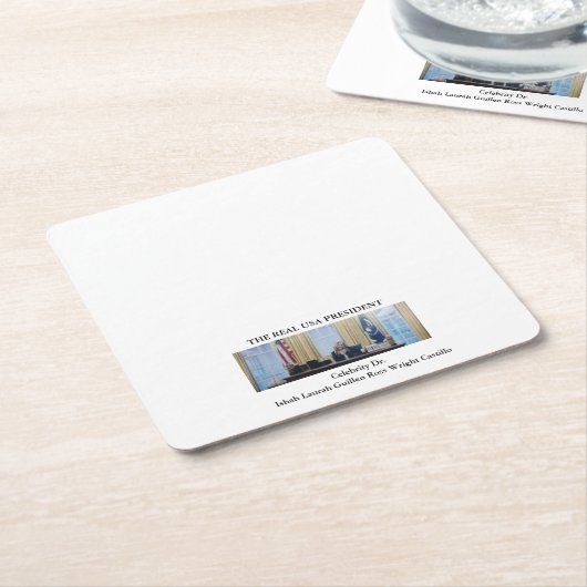 #REALUSAPRESIDENT #CELEBRITY #DR #ISHAHLAURAH KARTONNEN ONDERZETTERS (Schuin)