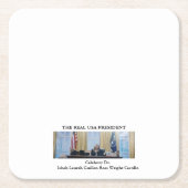 #REALUSAPRESIDENT #CELEBRITY #DR #ISHAHLAURAH KARTONNEN ONDERZETTERS (Voorkant)