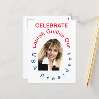 #REALUSAPRESIDENTLAURAHGUILLEN BRIEFKAART