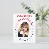 #REALUSAPRESIDENTLAURAHGUILLEN BRIEFKAART (Staand voorkant)