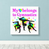 REAMING VAN GYMNASTICA CANVAS AFDRUK (Insitu (Houten vloer))