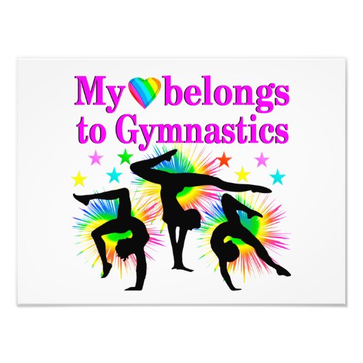 REAMING VAN GYMNASTICA FOTO AFDRUK (Voorkant)