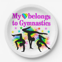 REAMING VAN GYMNASTICA PAPIEREN BORDJE