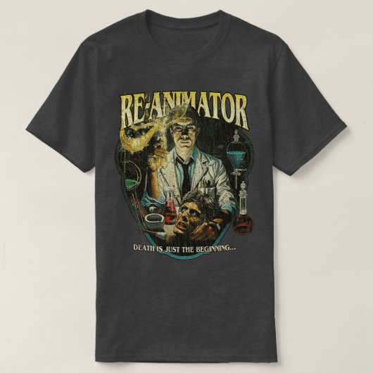 ReAnimator Death is nog maar het begin van 1985 T-shirt (Design voorkant)