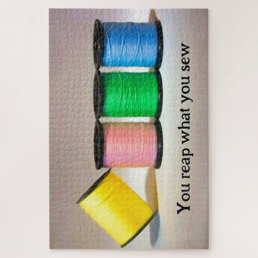 Reap wat je ziet puzzel legpuzzel (Verticaal)