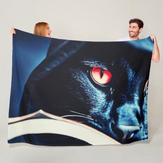 Reaper Cat Fleece Deken (In situ)