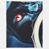 Reaper Cat Fleece Deken (Voorkant)