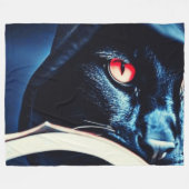 Reaper Cat Fleece Deken (Voorkant (Horizontaal))