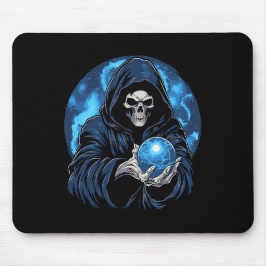 Reaper Death Skelet Halloween Muismat (Voorkant)