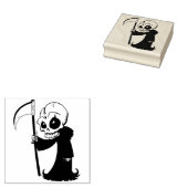 Reaper en Ax Rubberstempel (Gestempeld)
