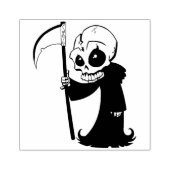 Reaper en Ax Rubberstempel (Afrduk)