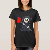 Reaper Halloween Hart T-shirt (Voorkant)