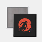 Reaper Hockey Onder Maan Magneet (Voorkant / Achterkant)
