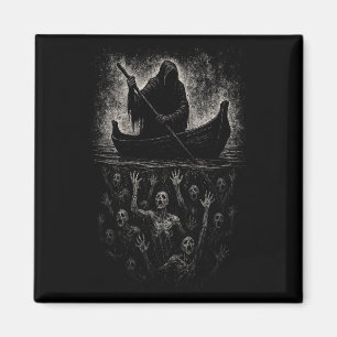 Reaper Horror Gothic Charon Hades Onderwereld Myth Magneet