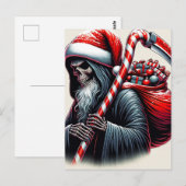 Reaper Horror Kerstman Kerstmis Briefkaart (Voorkant / Achterkant)