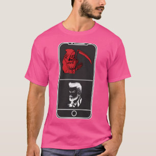 Reaper is aan het bellen - Christelijk - VDO Call  T-shirt