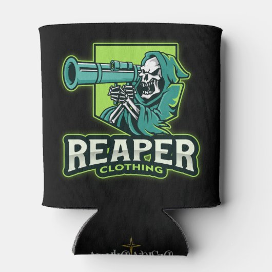 Reaper Kleding Bazooka Blikjeskoeler (Achterkant)