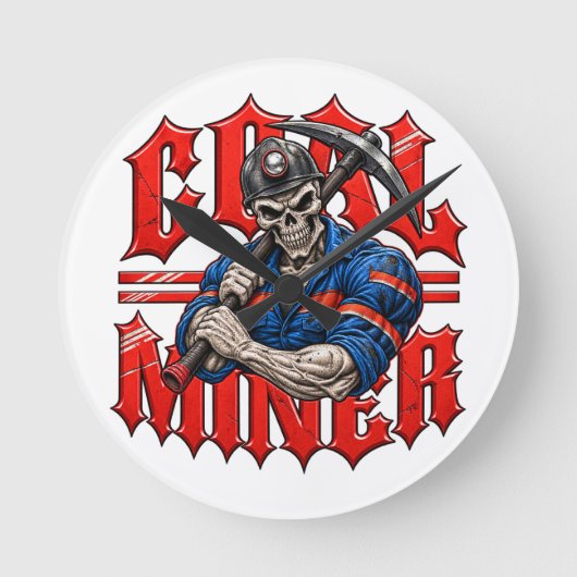 REAPER KOLENMIJNER RONDE KLOK (Voorkant)