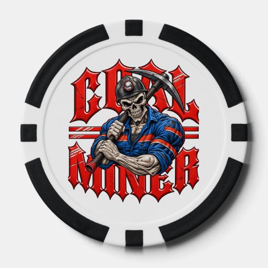REAPER KOLENMijnwerker Poker Chips (Voorkant)
