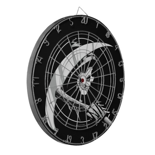 Reaper Madness Dart Board Dartbord (Voorkant Links)