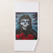 Reaper met Rozen Bath Towel Badhanddoek (Badhanddoek)