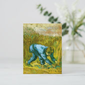 Reaper met sikkel (na Millet),Van Gogh Fine Art Briefkaart (Staand voorkant)