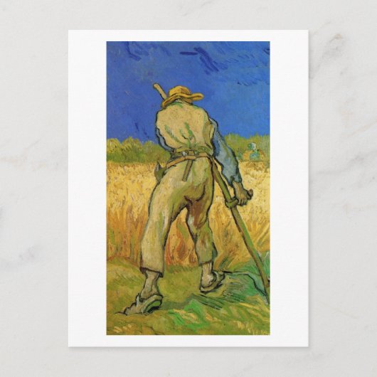 Reaper (na Millet), Van Gogh Fine Art Briefkaart (Voorkant)