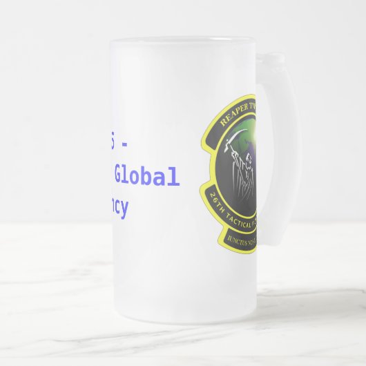 Reaper Two-Six Frosted Mok (Voorkant rechts)