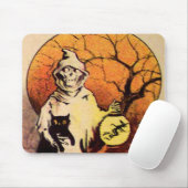 Reaper (Vintage Halloween Kaart) Muismat (Met muis)