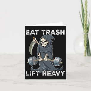 Reapper Gym Gewichtstraining Eet Trash Lift Zwaar Kaart
