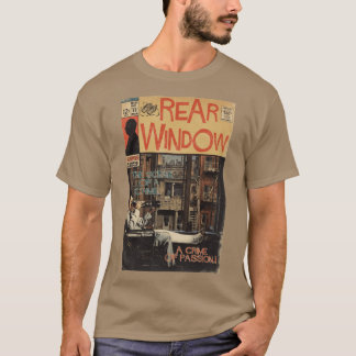 Rear Window Alfred Hitchcock stripboek fanart vi T-shirt