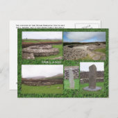 Reask Monastic Site, Kerry Ierland Briefkaart (Voorkant / Achterkant)