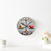 Reason and Emotion Wall Clock Ronde Klok (Huis)