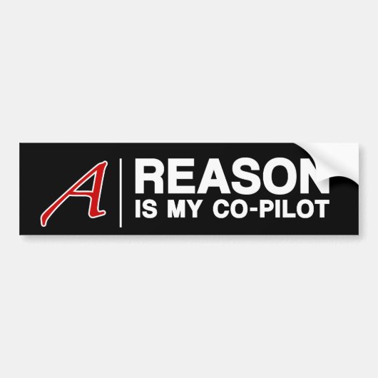 REASON Bumpersticker (Voorkant)