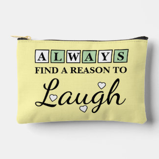 Reason to laugh green yellow etui
