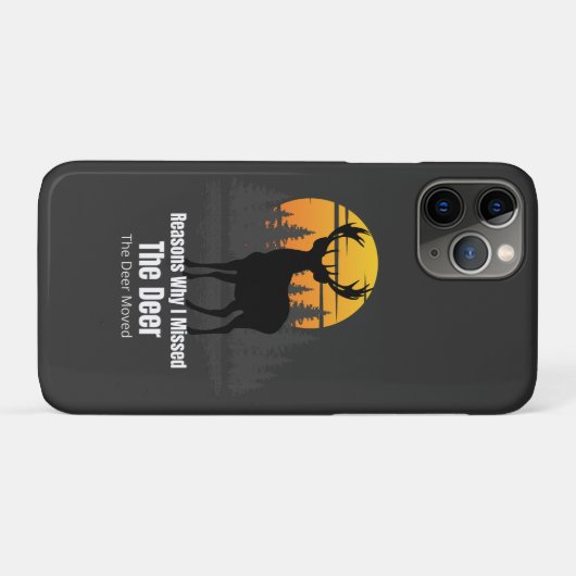 Reasons Why I Missed The Deer Case-Mate iPhone Case (Achterkant (horizontaal))