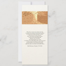 Reb Nachman's Prayer 4" x 9,25" Kaart met envelop