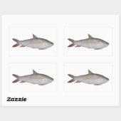 Reba Carp Rechthoekige Sticker (Vel)