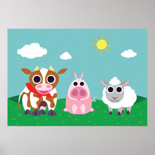 Reba, Leary en Lulu tijdens het overdag Poster
