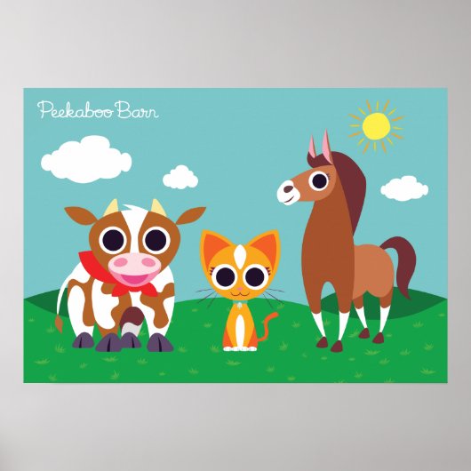 Reba, Purrl en Zora overdag Poster (Voorkant)